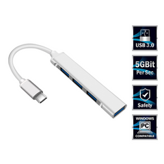 Innerlight Connect+ - USB-C naar 4x USB-A